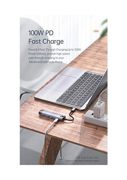 HU-7750 5ın1 Usb-C Hub Çoğaltıcı Gri modelleri