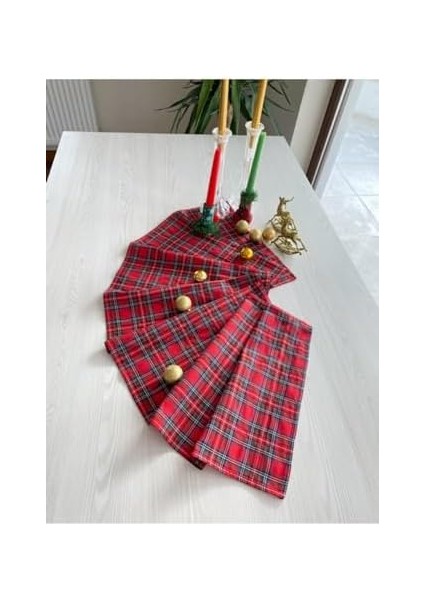 Alamode Ekose&iskoç Desenli Düz Runner fiyatları