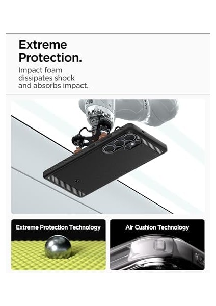 S25 Ultra Ekstra Dayanıklı Kılıf Rugged Hava Kanalı Teknolojisi™ Askeri Sınıf Koruma Magfit Özellikli Çift Katman Kapak - ACS08951 modelleri