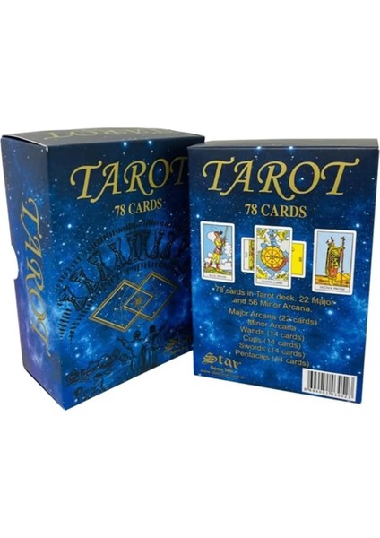 Tarot Kart Seti 78 Kartlı Sadece Kart,