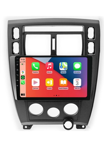 Maitec M-T-C 464 QLED Serisi Hyundai Tuscon 2004 2009 4+64GB Multimedya Teyp