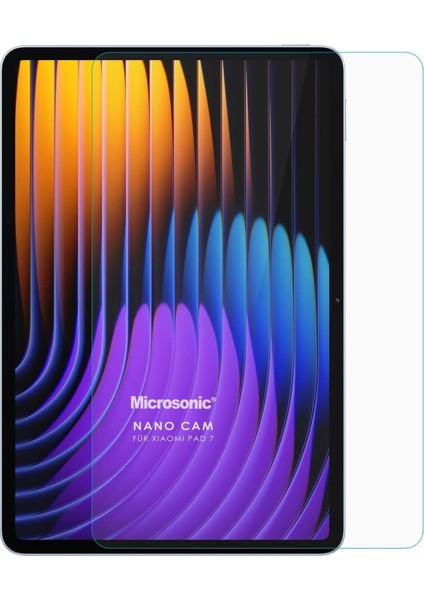 Pad 7 Glass Cam Ekran Koruyucu [pad 7 ile Uyumlu Ekran Koruyucu - Şeffaf]