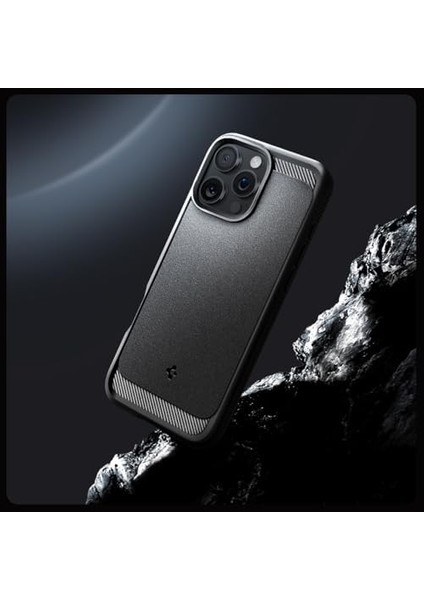 16 Pro Max ile Uyumlu Ekstra Dayanıklı Magsafe Kılıf Rugged Armor Hava Kanalı Teknolojisi Askeri Sınıf Koruma Magfit Çift Katman Kapak - ACS07986 modelleri