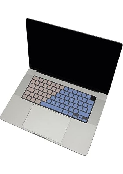 Air Pro M1-M2-M3, Klavye Kılıfı (Türkçe Q) R.powder A2681 A3113, A2941 A3114, A2442 A2779 A2992 A2918, A2485 A2780 A2991 ile Uyumlu Mavi Pembe fiyatları