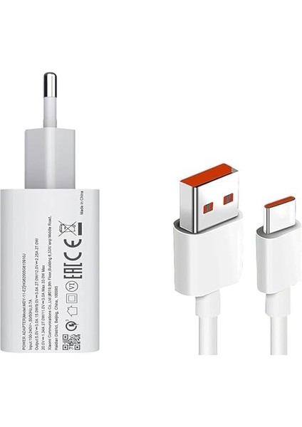 33 Watt USB Hızlı Şarj Başlık + 1m Hızlı Şarj Kablosu Turbo Qualcomm 3.0 Ms-11 Hızlı Şarj Göstergeli (Yerli Üretim) modelleri
