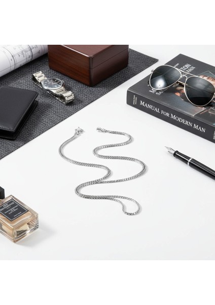 Erkek Paslanmaz Çelik Kolye 316L Kararmayan – Yusso