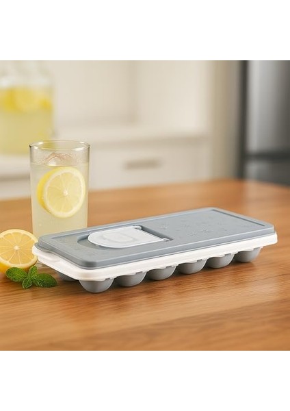 Life Yummy Silikon Buz Kalıbı – Sızdırmaz Kapak, Esnek Taban, Pratik Buz Hazırlama (Gri) modelleri