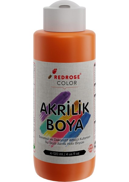 Rose Turuncu Akrilik 120 ml