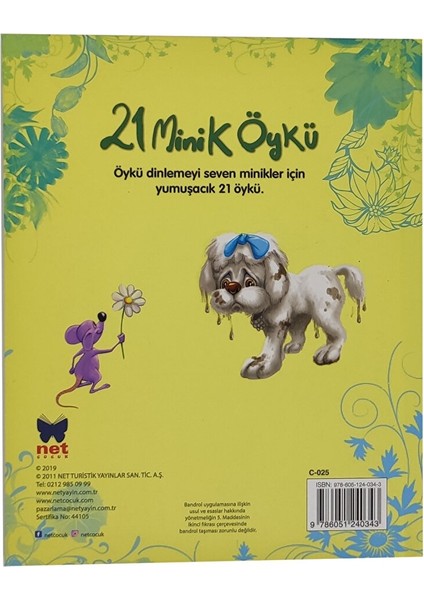 21 Minik Öykü Bebek Kitabı fiyatları
