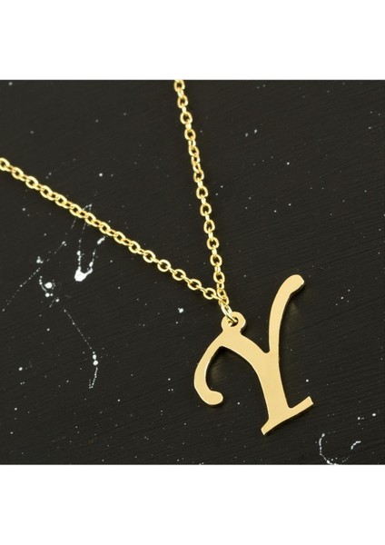 Yzlal Prinç Harfli Kolye-Y