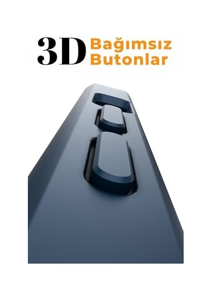 Klassegear iphone 15 Pro Uyumlu Metal Lens Koruma Çerçevesi/standlı Güçlü Mıknatıslı Bağımsız Buton Hoparlör Koruma Mat Şeffaf Telefon Kılıfı (Mavi) modelleri