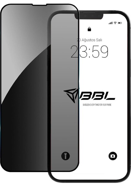 Privacy Hayalet Cam Tam Ekran Temperli Koruyucu (16 Pro Max)