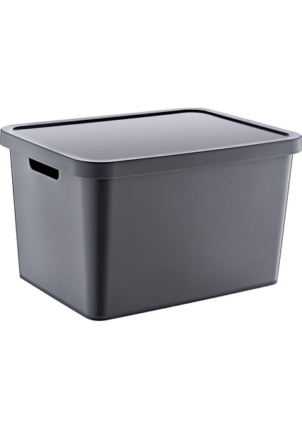 Stafi Çok Amaçlı Kapaklı Kutu 18 Lt Antrasit