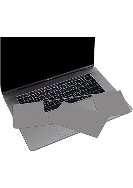 MacBook Pro 15 Inç Trackpad Koruyucu A1707 A1990 Uyumlu | Gümüş Gri Touchpad Kaplama Film | Çizilmeye ve Aşınmaya Dayanıklı Ince Gri modelleri