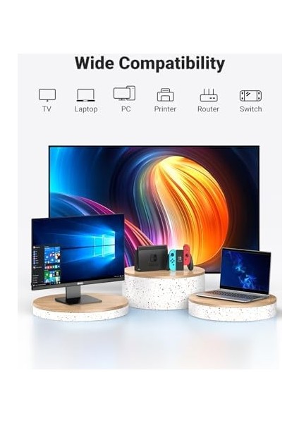 Cat6 Cat7 Cat8 Ethernet Kablo Uzatma Aparatı Siyah modelleri