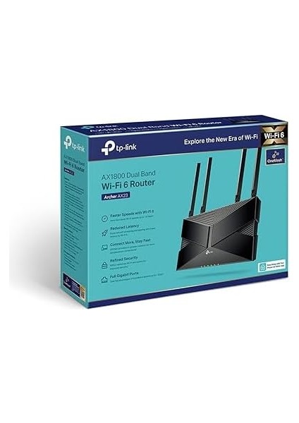 AX23, AX1800 Çift Wi-Fi 6 Yönlendirici modelleri