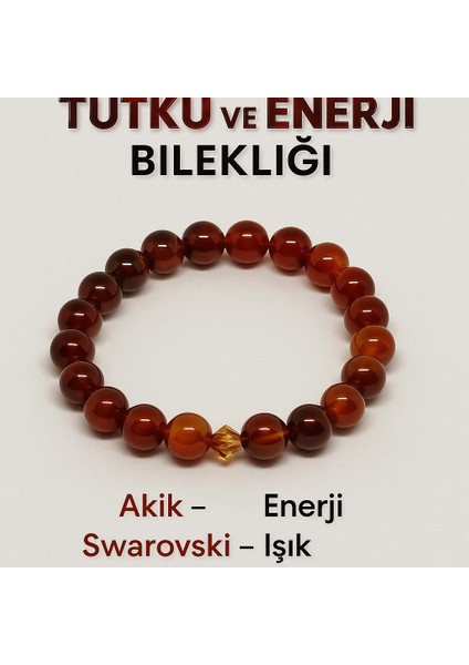 Orijinal Doğal Taş El Yapımı Enerji - Uyum - Denge Sağlayan Bileklik-57