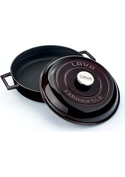 Metal Premium Serisi - Döküm Çok Amaçlı Tencere, Yuvarlak, 28 Cm, Majolik Mor, Kubbe Kapak fiyatları