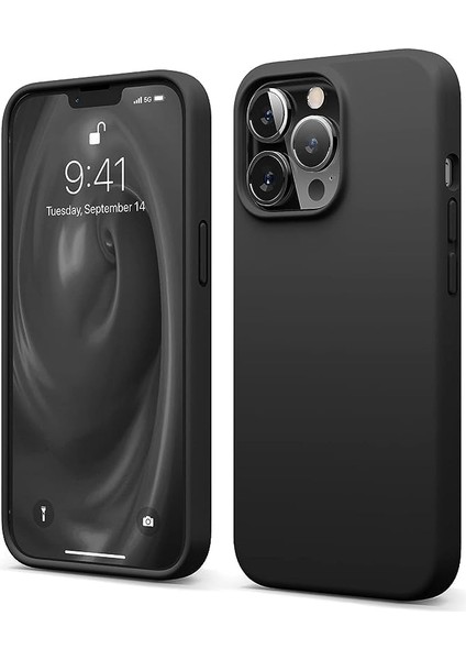 13 Ile Uyumlu Kılıf Tam Koruma Arka Kapak Soft ve Pürüzsüz Dış Yüzey Esnek Silikon Bye Arka Kapak