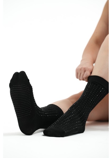 Fully M'gems Siyah Kaydırmaz Spor Çorap fiyatları