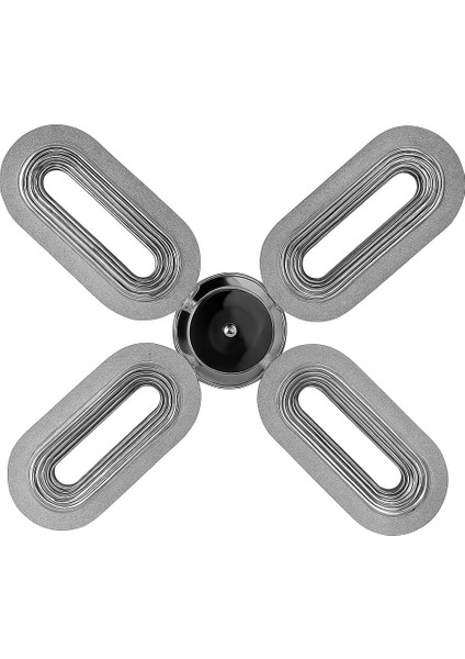 Serra 4lu Krom Plafonyer Salon Oturma Odasi 3 Renk LED Isıklı Avize fiyatları