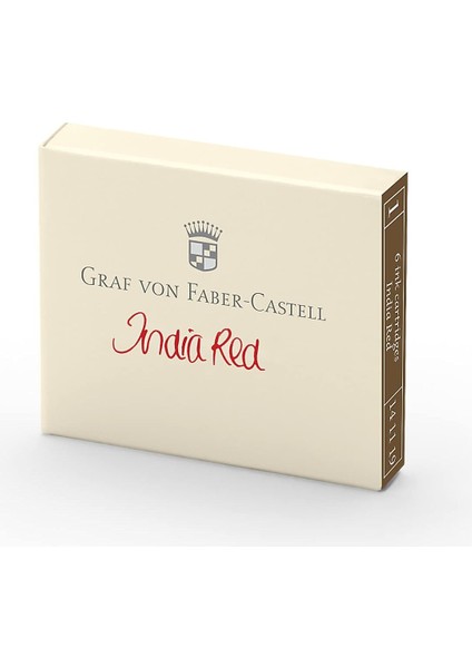 Von Dolma Kartuşu 6&apos;lı Hint Kırmızısı