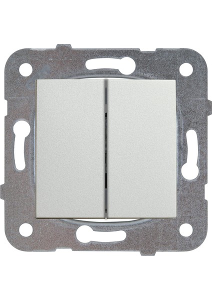 Novella Met Beyaz Komütatör Mekanizma+Düğme Kapak Çabuk Bağlanti Çarpma Karşıtı Çocuk Korumalı