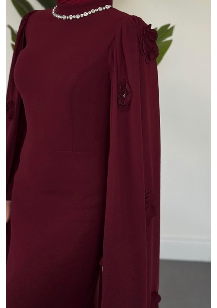 Aliya Pelerini Güllü Balık Abiye Bordo fırsatları