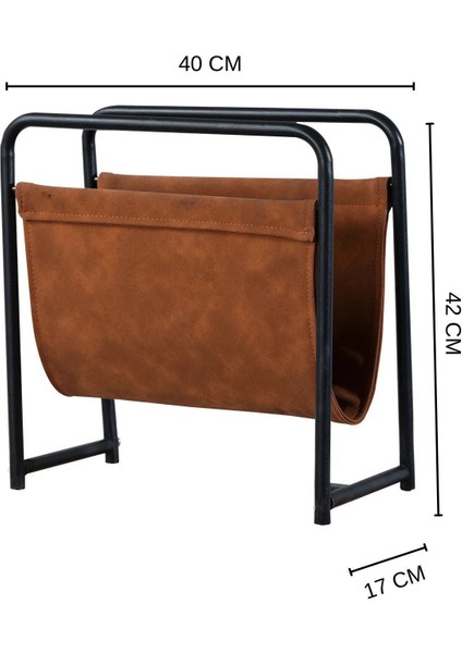 Alpa Deri Kumaşlı Dergilik, Kitaplık – Metal Çerçeveli Modern Gazetelik / Organizer indirimleri