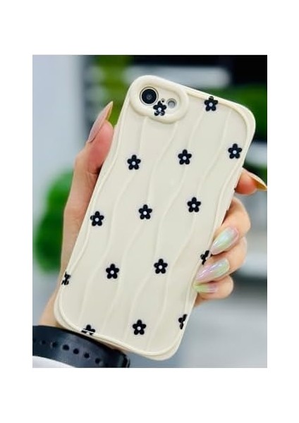 Go Aksesuar 7-8 - Se 2020 - Se 2022 ile Uyumlu Baskılı Siyah Papatya Darbe Önleyici Silikon Kılıf fiyatları