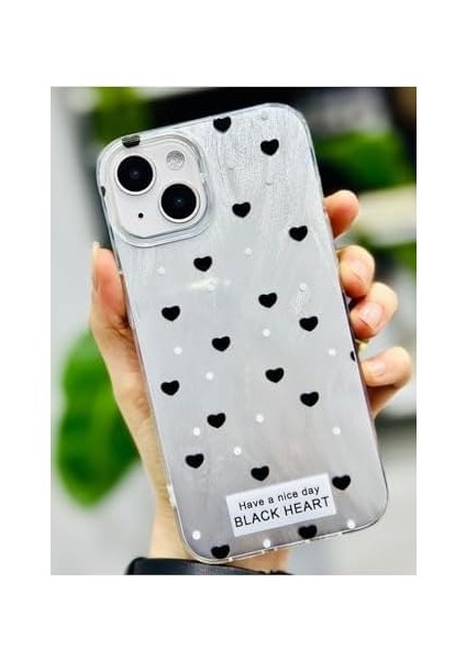 Aksesuar 13-14 ile Uyumlu Kalp Renk Geçişli Parlak Tasarımlı Silikon Kılıf modelleri