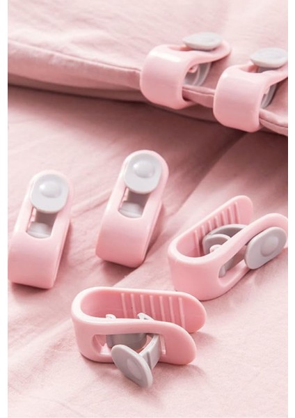 Adet Yorgan Nevresim Sabitleme Çarşaf Tül Sabitleyici Tutucu Organizer Klips Aparat (8, Karışık)