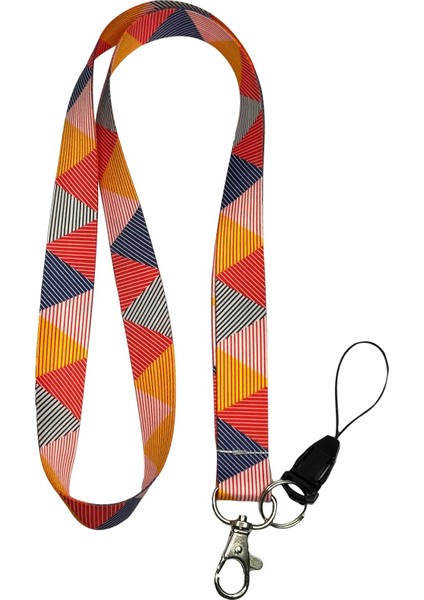 Rengarenk Boyun Ipi Telefon Askısı