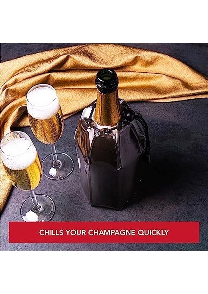 Vin Aktif Şampanya Soğutucu Siyah fiyatları