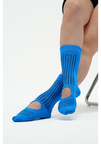 M'gems Mavi Kaydırmaz Spor Çorap