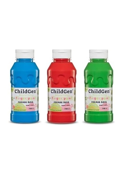 Için Yıkanabilir Parmak Seti - Toksik Olmaz, 3 Canlı Renk, Temizlenir, Yeni Yürümeye Başlayan Çocuklar Için Güvenli, Sanat ve El Sanatları Malzemeleri, Kendin Yap Projeleri ve Okul fiyatları