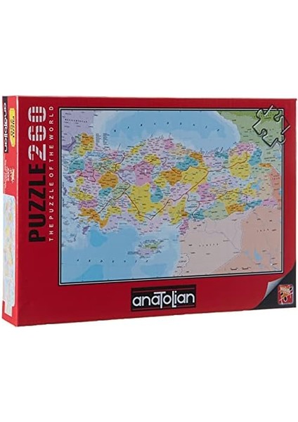 Puzzle - Türkiye Siyasi Haritası / 260 Parça Puzzle, #3269 fiyatları