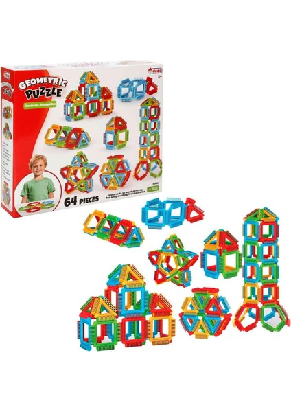 Geometrik Puzzle 64 Parça