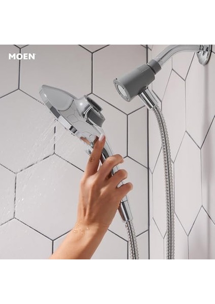 26112 Engage Magnetix Altı Işlevli 5,5 Inç Manyetik Yerleştirme Sistemli El Duş Başlığı, Krom, 1 Adet fiyatları