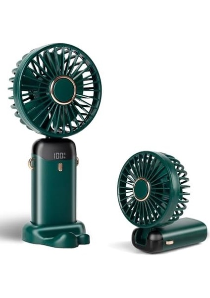 Elle Tutulabilir Göstergeli Fan – 5 Hız Ayarı, Şarj Edilebilir, Kompakt ve Hafif Tasarım, Düşük Gürültü Seviyesi, Taşınabilir El Fanı Asorti Renk fiyatları