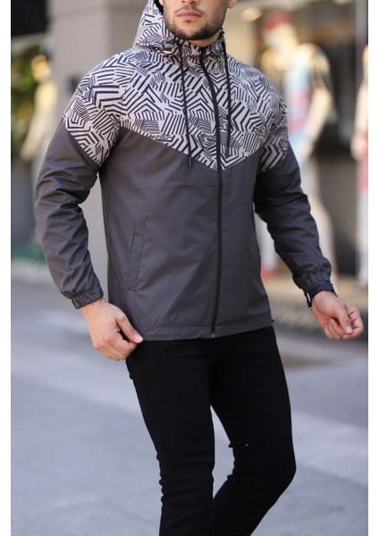 Unisex Kapüşonlu Içi Astarlı Yağmurluk - Kahve fiyatları