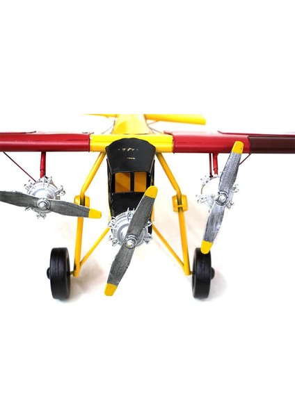 Dekoratif Metal Uçak Vintage Ev Ofis Hediyelik Savaş Uçağı modelleri