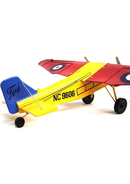 Dekoratif Metal Uçak Vintage Ev Ofis Hediyelik Savaş Uçağı fırsatları