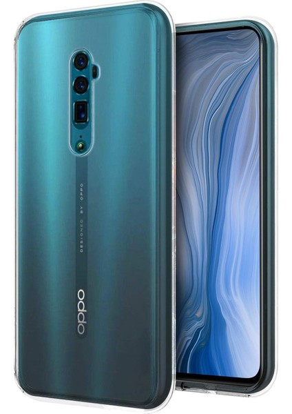 Oppo Reno 10X Zoom Için Kılıf Transparent Soft Beyaz [reno 10X Zoom ile Uyumlu Kılıf - Beyaz]