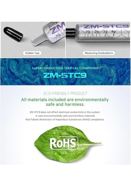 Zm-Stc9 Super Iletken 4gr Yuksek Macun Iletkenlik 9.1 W/m-K modelleri