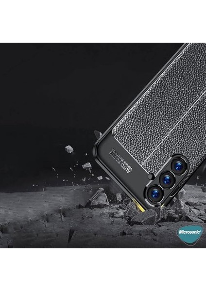 A55 Kılıf Deri Dokulu Silikon Siyah [ A55 ile Uyumlu Kılıf - Siyah] fiyatları