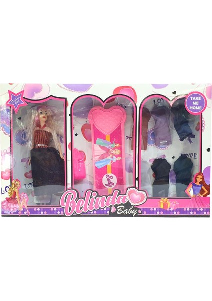 KMB-138 - Belinda Ütü Setli Bebek (Lisinya)