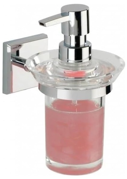 Monte Sıvı Sabunluk – Krom Kaplama | Şeffaf