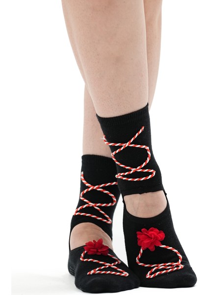 Spring Candy Kırmızı Kaydırmaz Spor Çorap