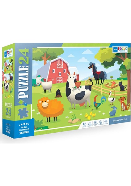 Focus 24 Parça - (Çiftlik Hayvanları)